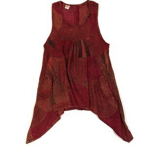 ARTISAN Cotton Batik Block Print Summer Top